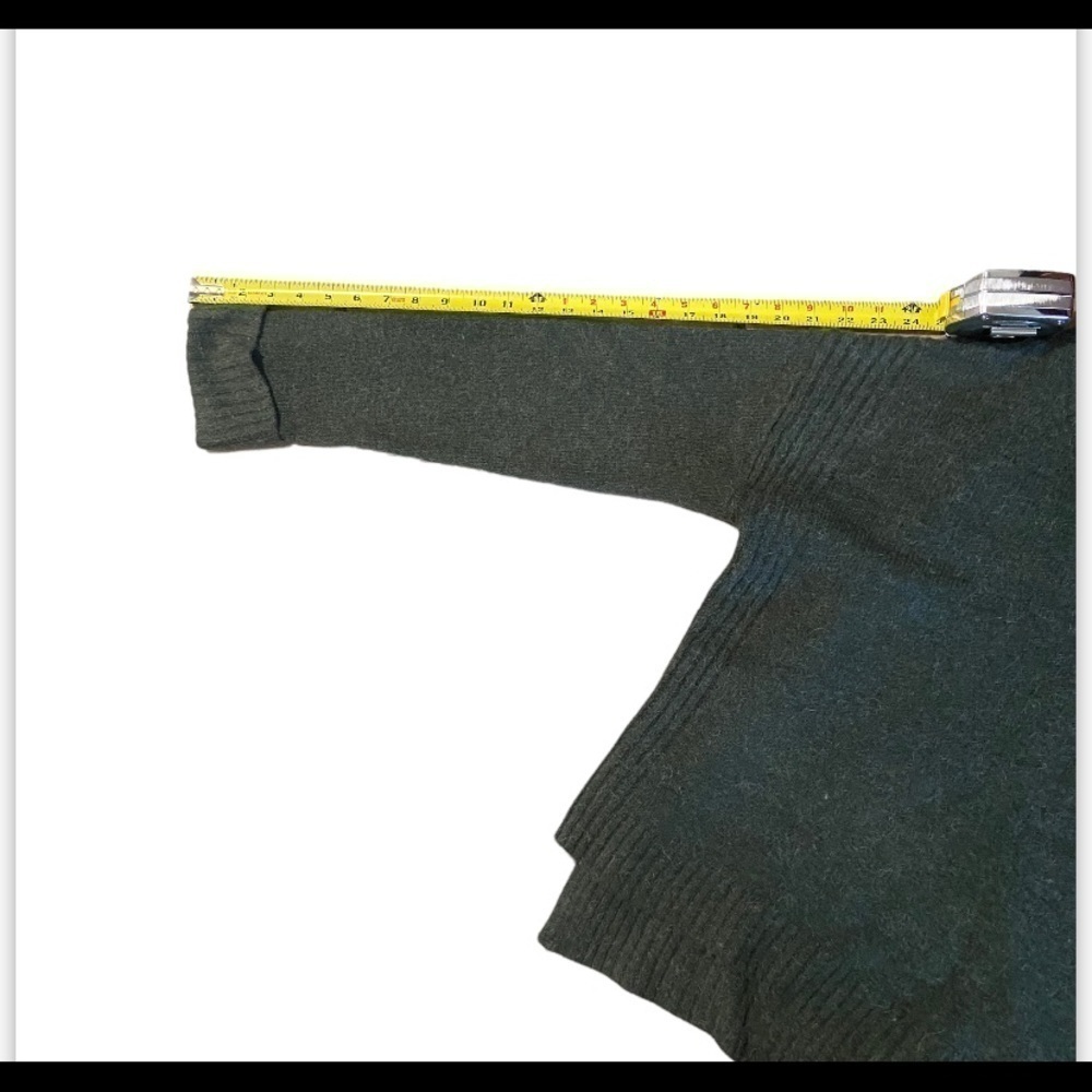 Shrinking Violet Women’s Alpaca Wool Blend Sweater Size Large Forrest Green - Picture 5 of 11